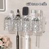 Bộ Nhả Kem Đánh Răng Trong Suốt DOMES - Kệ Treo Bàn Chải, Cốc Nhựa Dán Tường, Giá chỉ 116.000 VND