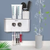 Bộ Nhả Kem Đánh Răng Tự Động Ecoco kèm 4 cốc, giá đỡ bàn chải dán tường cao cấp, tiết kiệm không gian - chỉ 290k