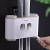 Bộ Nhả Kem Đánh Răng Tự Động Ecoco kèm 4 cốc, giá đỡ bàn chải dán tường cao cấp, tiết kiệm không gian - chỉ 290k 2