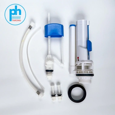 Bộ nhấn bồn cầu cao cấp thay thế 2 khối - Phụ kiện két nước toilet bền đẹp dễ lắp đặt