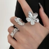 Bộ nhẫn kim loại thời trang cho nữ - Phong cách sang trọng, giảm giá 31.000₫ 4