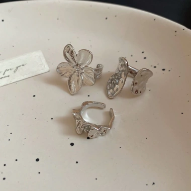 Bộ nhẫn kim loại thời trang cho nữ - Phong cách sang trọng, giảm giá 31.000₫ 5