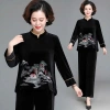 Bộ nhung dài tay SP9 phong cách mới, tặng mẹ bà, mặc xuân thu - Giá ưu đãi 160.000₫ 7