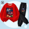 Bộ nỉ bé trai BabyloveGO 2.026 thu đông dài tay in siêu anh hùng Marvel - 259k 3