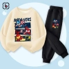 Bộ nỉ bé trai BabyloveGO 2.026 thu đông dài tay in siêu anh hùng Marvel - 259k 4