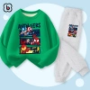 Bộ nỉ bé trai BabyloveGO 2.026 thu đông dài tay in siêu anh hùng Marvel - 259k 5
