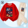 Bộ nỉ bé trai BabyloveGO 2.026 thu đông dài tay in siêu anh hùng Marvel - 259k 7