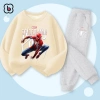 Bộ nỉ bé trai BabyloveGO 2.026 thu đông dài tay, nỉ da cá in siêu anh hùng - 259.000đ 7