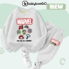 Bộ nỉ bé trai BabyloveGO thu đông dài tay, in siêu anh hùng Marvel, phù hợp 1-10 tuổi, giảm giá 259.000 VND 7
