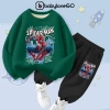 Bộ nỉ bé trai BabyloveGO thu đông dài tay Marvel siêu anh hùng - Giá chỉ 259.000₫ 4