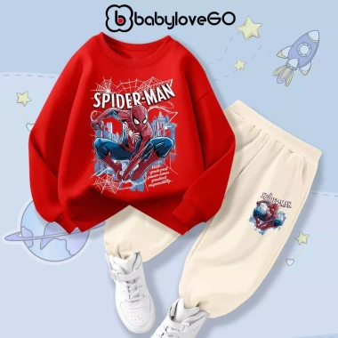 Bộ nỉ bé trai BabyloveGO thu đông dài tay Marvel siêu anh hùng - Giá chỉ 259.000₫ 9 Bộ nỉ bé trai BabyloveGO thu đông dài tay Marvel siêu anh hùng - Giá chỉ 259.000₫ 9