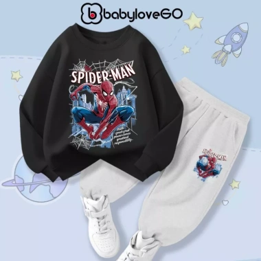 Bộ nỉ bé trai BabyloveGO thu đông dài tay Marvel siêu anh hùng - Giá chỉ 259.000₫ 10 Bộ nỉ bé trai BabyloveGO thu đông dài tay Marvel siêu anh hùng - Giá chỉ 259.000₫ 10