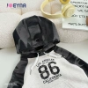 Bộ Nỉ Bông Hoodie Bé Trai Rằn Ri In Số 86 – Sành Điệu, Chất Cao Cấp, Mềm Mại 4