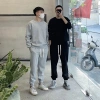 Bộ Nỉ Cổ Tròn Basic Thu Đông Unisex – Siêu Dày Dặn, Mềm Mịn, Thấm Hút Mồ Hôi, Thoải Mái 4