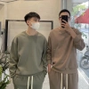 Bộ Nỉ Cổ Tròn Basic Thu Đông Unisex – Siêu Dày Dặn, Mềm Mịn, Thấm Hút Mồ Hôi, Thoải Mái 5