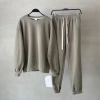 Bộ Nỉ Cổ Tròn Basic Thu Đông Unisex – Siêu Dày Dặn, Mềm Mịn, Thấm Hút Mồ Hôi, Thoải Mái 7