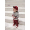 Bộ Nỉ Hoodie Bé Trai Tone Đỏ Sành Điệu Set Thu Đông size 7‑25kg, chỉ 211.500₫ 3