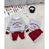 Bộ Nỉ Hoodie Bé Trai Tone Đỏ Sành Điệu Set Thu Đông size 7‑25kg, chỉ 211.500₫ 6