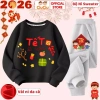 Bộ Nỉ Tết 2.026 CIUCIU KID Quần Áo Da Cá Cho Bé Trai và Gái - Giá Ưu Đãi 296.000₫ 6