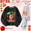 Bộ Nỉ Tết Tài Lộc 2.026 CIUCIU KID Đồ Bé Trai Gái Vải Nỉ Da Cá Ấm, Giá 296.000₫ 8