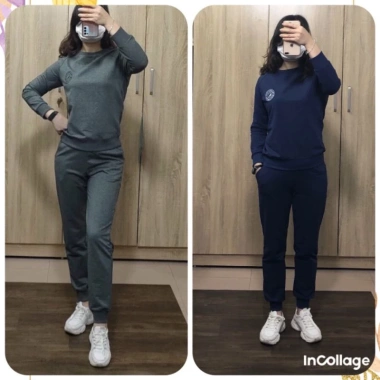 Bộ nỉ thể thao nam nữ cotton da cá cao cấp - Giá chỉ 265.000, giảm 76.850