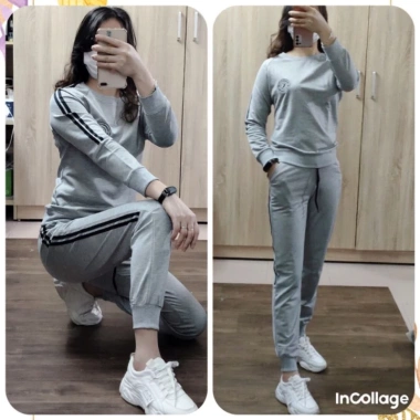 Bộ nỉ thể thao nam nữ cotton da cá cao cấp - Giá chỉ 265.000, giảm 76.850 3 Bộ nỉ thể thao nam nữ cotton da cá cao cấp - Giá chỉ 265.000, giảm 76.850 3