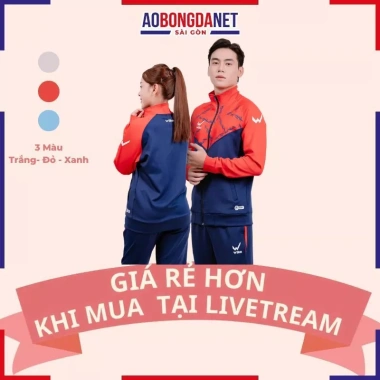Bộ Nỉ Thể Thao Nam Nữ Wika Moza Suvec Chính Hãng - Dài Tay Thu Đông Cao Cấp, Giữ Ấm, Giá chỉ 580.000 VND