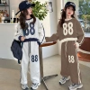 Bộ nỉ thu đông bé gái size 18-52kg mẫu Búp bê, nỉ dày dặn, set dài tay, chỉ 95k 5
