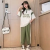 Bộ nỉ thu đông bé gái size 18-52kg mẫu Búp bê, nỉ dày dặn, set dài tay, chỉ 95k 22