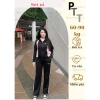 Bộ nỉ Umi BIGSIZE 60-90kg phối hồng khóa mũ cỡ đại - mặc nhà đi chơi giá 399.000 VND