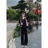 Bộ nỉ Umi BIGSIZE 60-90kg phối hồng khóa mũ cỡ đại - mặc nhà đi chơi giá 399.000 VND 5
