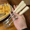 Bộ Nĩa Thép Không Gỉ 304 NS 3-6-10 Chiếc Đa Năng Trái Cây, Bánh, Salad Nhà Bếp 4