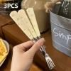 Bộ Nĩa Thép Không Gỉ 304 NS 3-6-10 Chiếc Đa Năng Trái Cây, Bánh, Salad Nhà Bếp 10