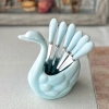 Bộ nĩa trái cây thiên nga 304 - Bể chứa thép không gỉ, nhẹ sang, chỉ 248.408đ 8
