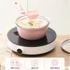 Bộ nồi chảo ăn dặm men đá chống dính dùng cho bếp gas, từ, điện kèm chảo và xửng hấp inox - giá 69.000 4