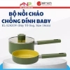 Bộ Nồi Chảo Ceramic Elmich Baby EL-1.168/EL-1.169 16cm Chống Dính, Giá 310.000 VND