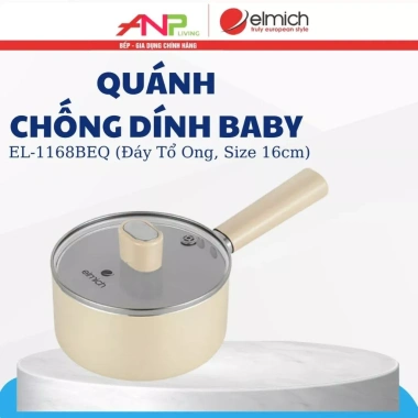 Bộ Nồi Chảo Ceramic Elmich Baby EL-1.168/EL-1.169 16cm Chống Dính, Giá 310.000 VND 10