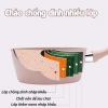 Bộ Nồi Chảo Chống Dính Cao Cấp 16cm Vân Đá Hoa Cương Hồng Đáy Từ – Dùng Mọi Loại Bếp, Giá 149.000₫ 3