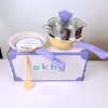 Bộ Nồi Chảo Đá Okby 16cm cho Bé Ăn Dặm - Đa năng, dùng được bếp từ, kèm xửng hấp - Giá chỉ 170.000₫ 6