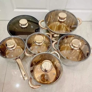 Bộ Nồi Đức 6 Món ENGELBERG Đáy 5 Lớp Inox 304 – Sang trọng, bền, phù hợp mọi loại bếp – Giá ưu đãi 515k 4