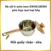 Bộ Nồi Đức 6 Món ENGELBERG Đáy 5 Lớp Inox 304 – Sang trọng, bền, phù hợp mọi loại bếp – Giá ưu đãi 515k 7