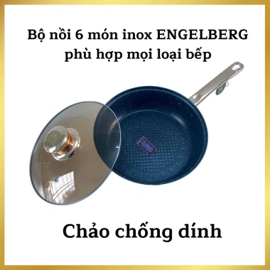 Bộ Nồi Đức 6 Món ENGELBERG Đáy 5 Lớp Inox 304 – Sang trọng, bền, phù hợp mọi loại bếp – Giá ưu đãi 515k 8