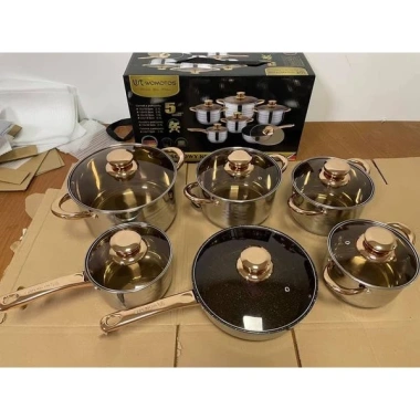 Bộ nồi Đức Engelberg 6 món 12 chi tiết CHÍNH HÃNG - Giá ưu đãi 695.000 VNĐ 2