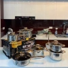 Bộ Nồi Đức INOX 304 Nồi Chảo và Vung Kính Cao Cấp Bảo Hành 12 Tháng Dùng Mọi Loại Bếp Giá Ưu Đãi 806.000 6