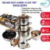 Bộ nồi ENGELBERG 6 món đáy 5 lớp, nắp kín, không dính - Siêu sale 699.000₫ 2