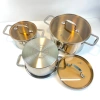 Bộ nồi inox 3 món Misu Louis 304 sịn sò - Giá ưu đãi 488.000đ, không dính 6