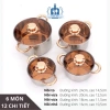 Bộ Nồi Inox 304 Cao Cấp - 6 Món 5 Đáy Siêu Dày Siêu Bền, Đa Dụng cho Mọi Loại Bếp 4