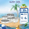 Bộ Nồi Inox 5 Đáy GUME GMPPS-2.201 - Inox 304, Dùng Mọi Loại Bếp, BH 12 Tháng