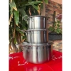 Bộ nồi inox 6 món bếp từ 5 đáy chống dính công nghệ Đức ENGELBERG Giá chỉ 250k 8