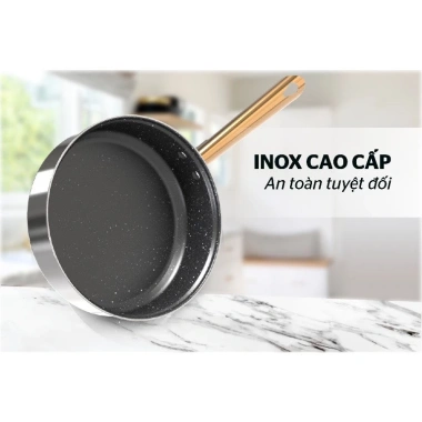 Bộ nồi kèm chảo inox 5 đáy Sunhouse SHG789 - Đáy từ, dùng mọi loại bếp, 790.000₫ 5